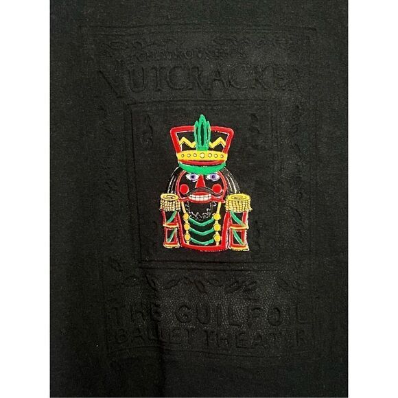 Vintage Y2K Nutcracker Embossed Christmas Tee - Picture 2 of 4
